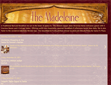Tablet Screenshot of blog.madeleineinn.com